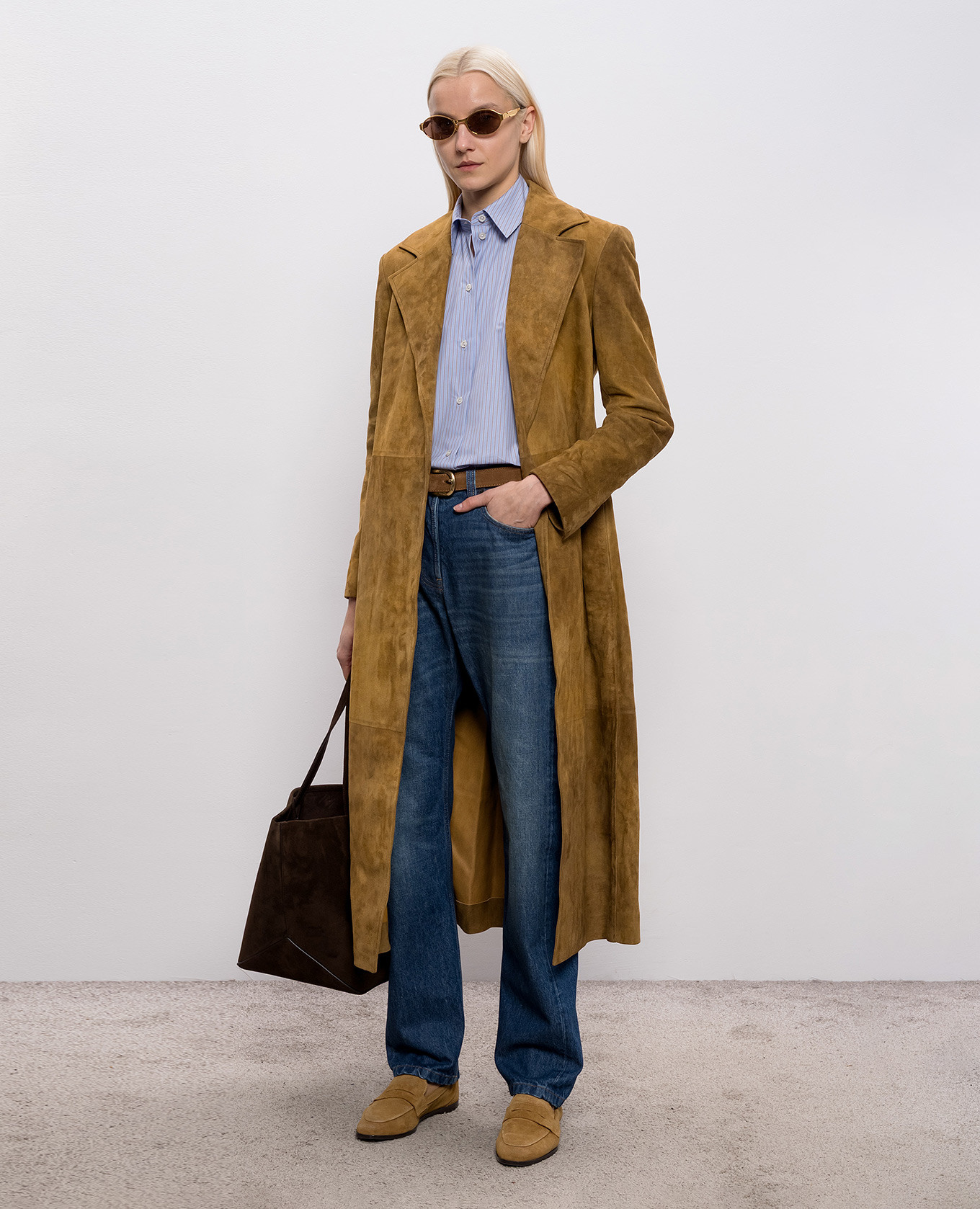 Daciana blue jeans The Row
Daciana blue jeans The Row