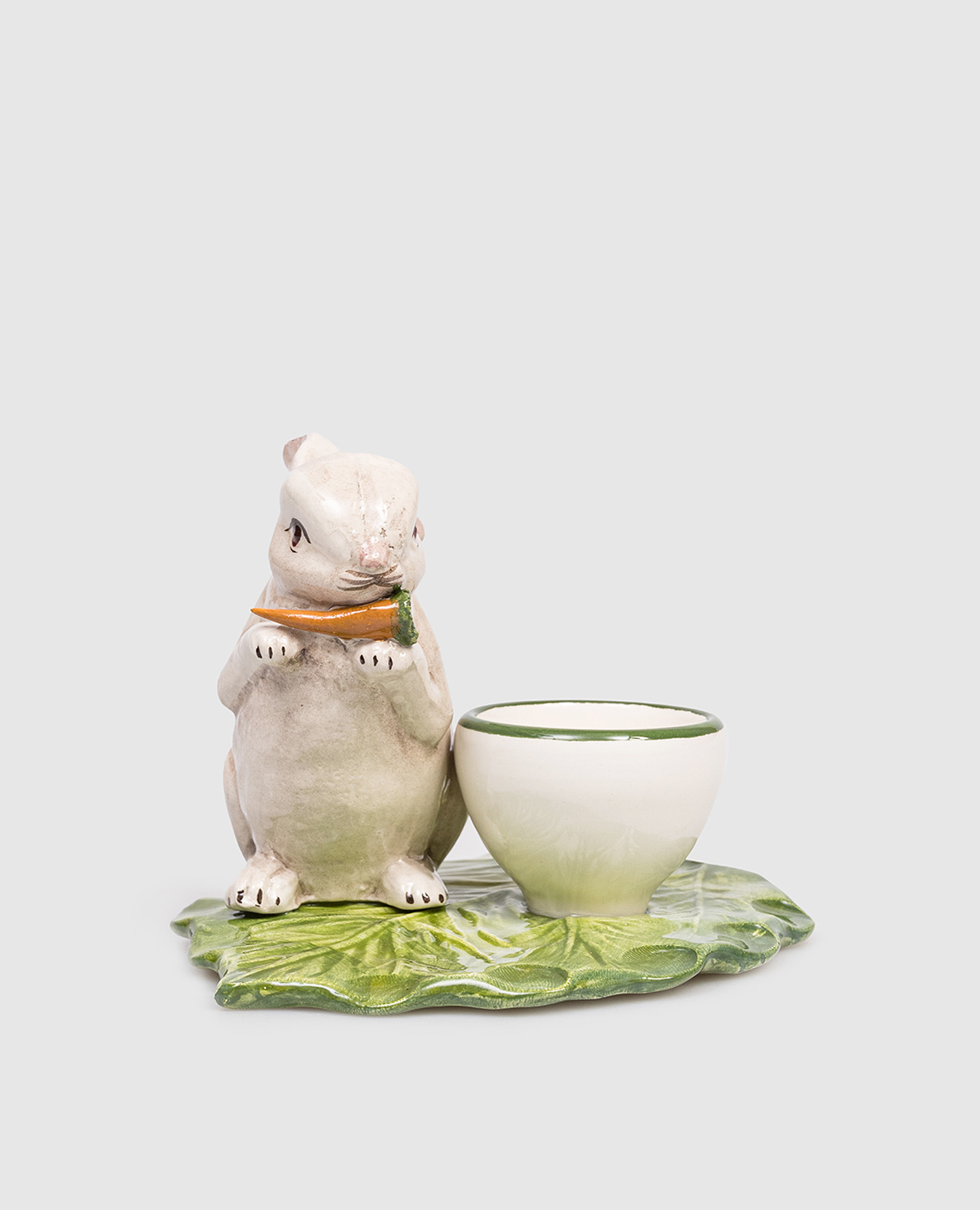 White Rabbits white ceramic egg stand Au Bain Marie
White Rabbits white ceramic egg stand Au Bain Marie