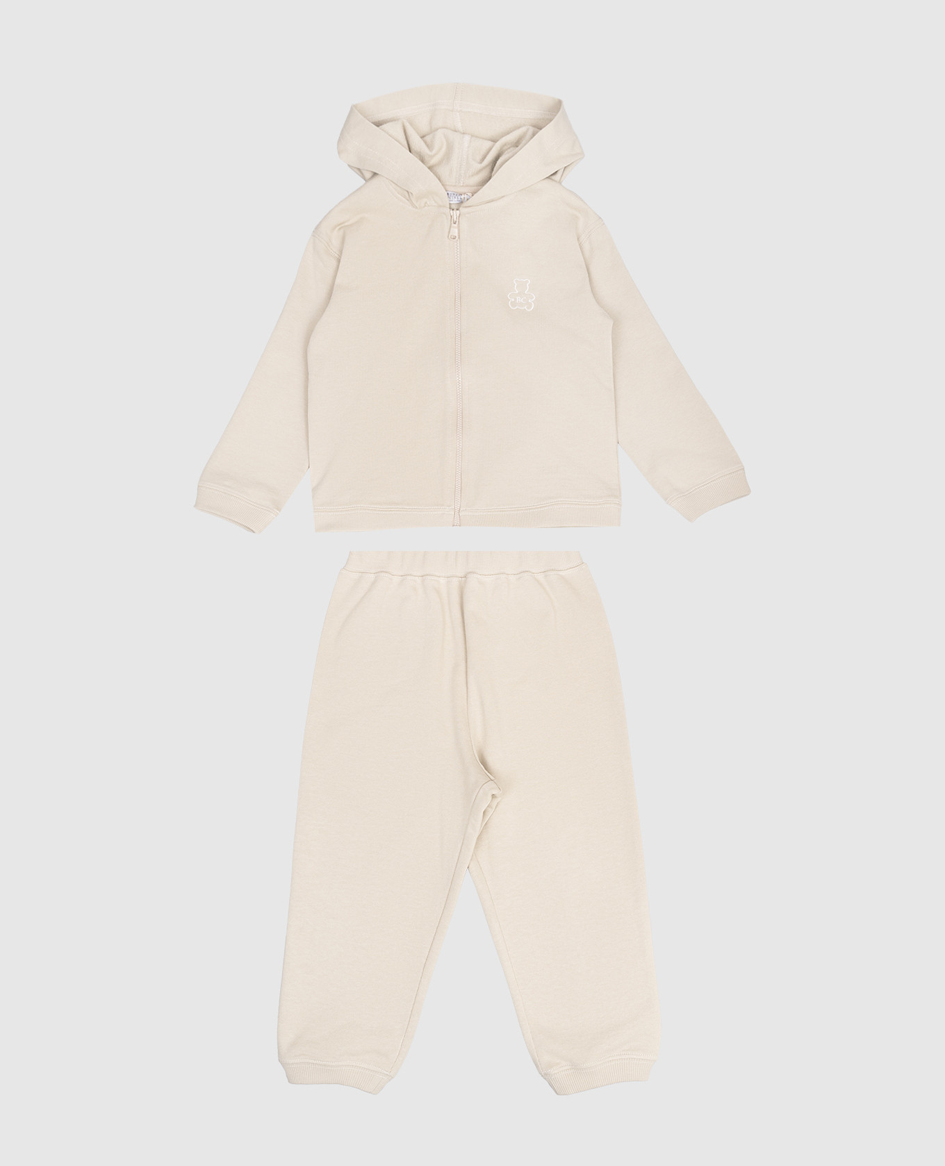 Children's beige tracksuit with embroidered monogram logo Brunello Cucinelli
Children's beige tracksuit with embroidered monogram logo Brunello Cucinelli