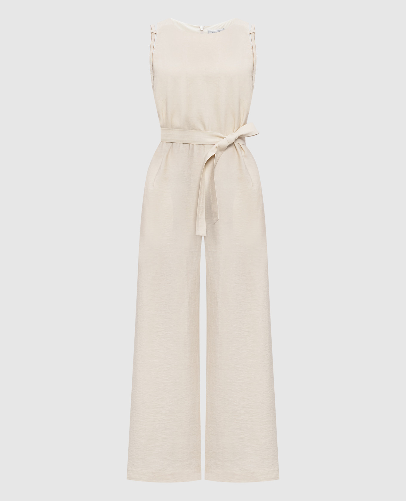 Beige jumpsuit with linen Peserico
Beige jumpsuit with linen Peserico