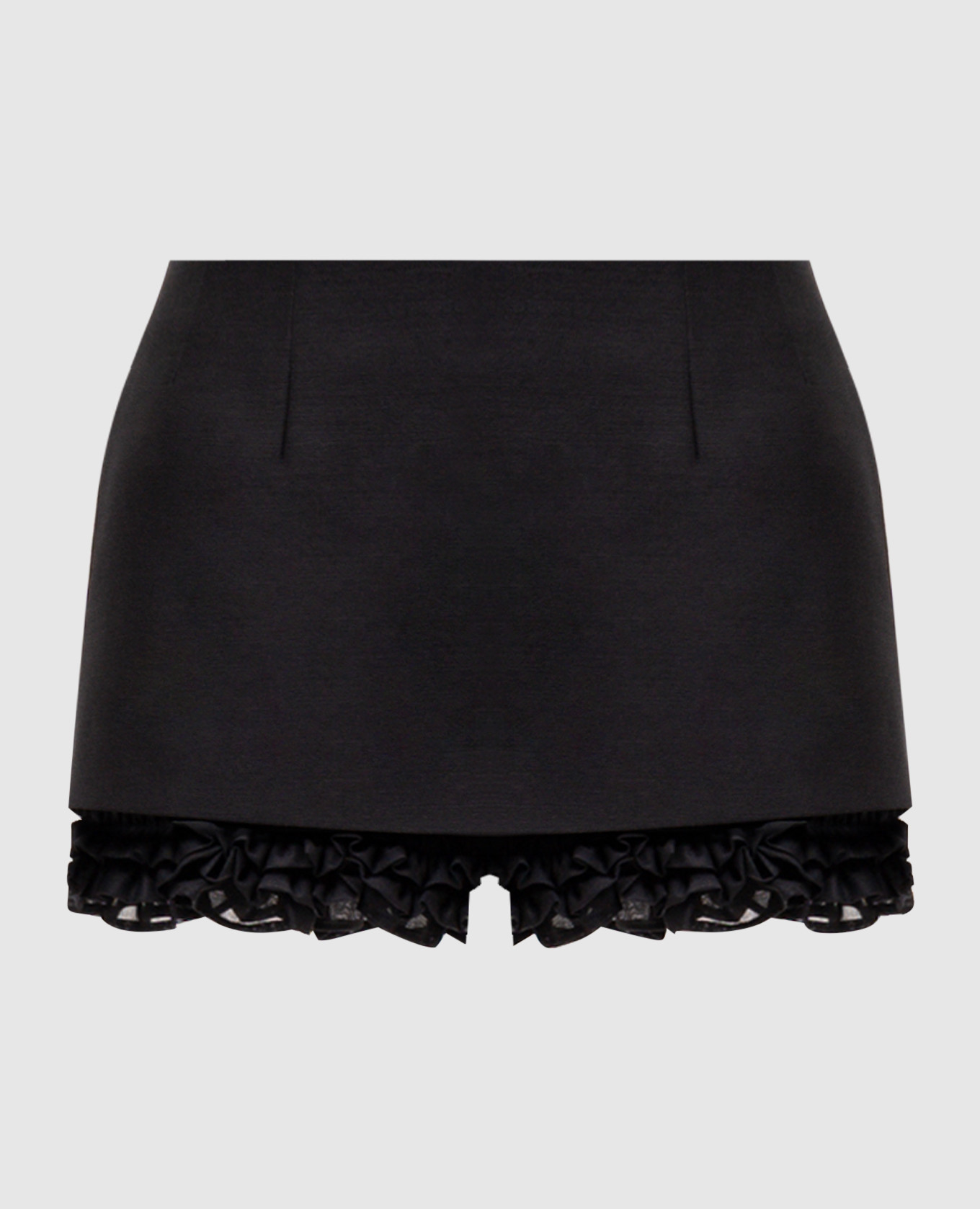 Black wool and silk short skirt Magda Butrym
Black wool and silk short skirt Magda Butrym