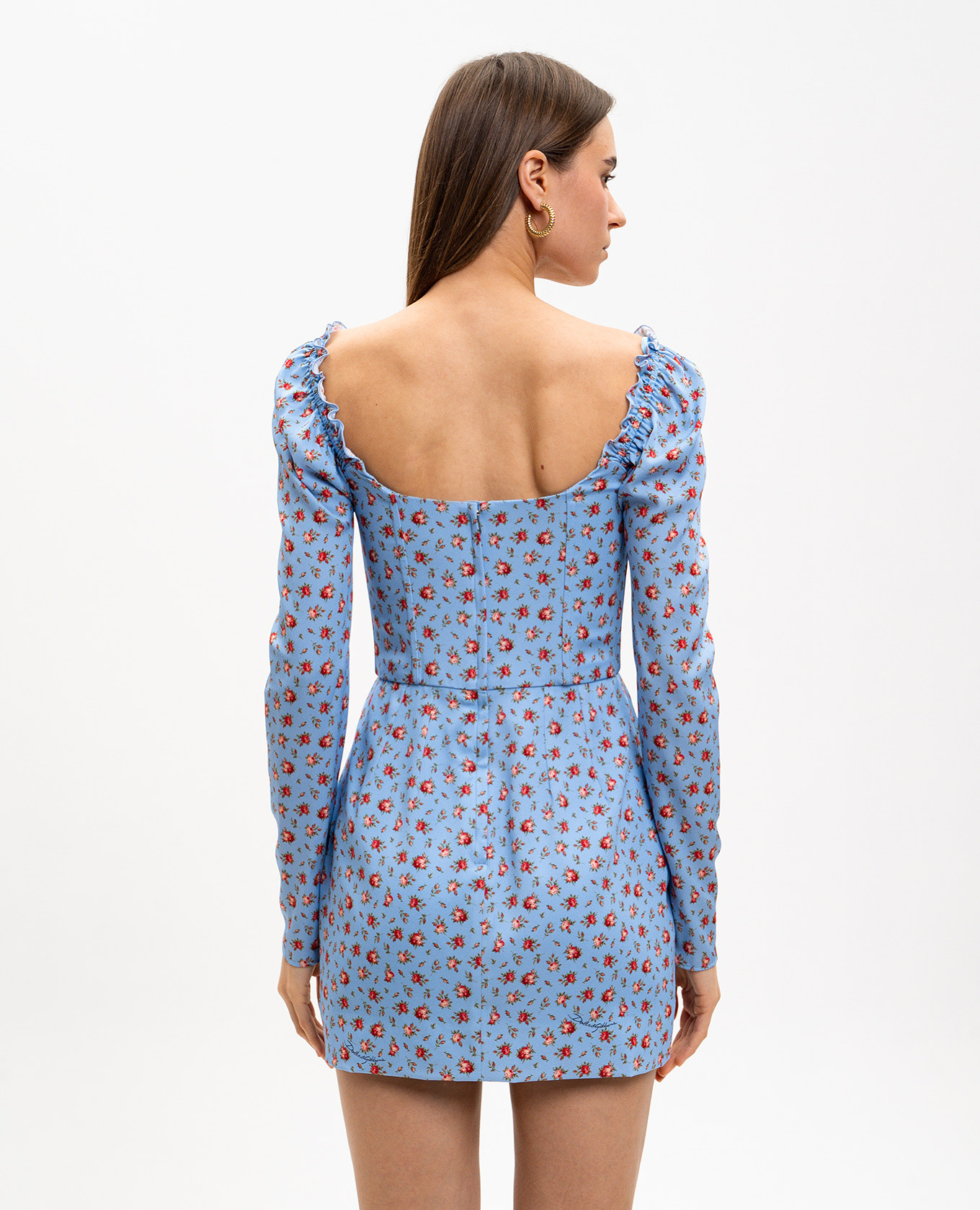 Blue dress with printed silk Dolce&Gabbana, Light blue
Blue dress with printed silk Dolce&Gabbana, Light blue