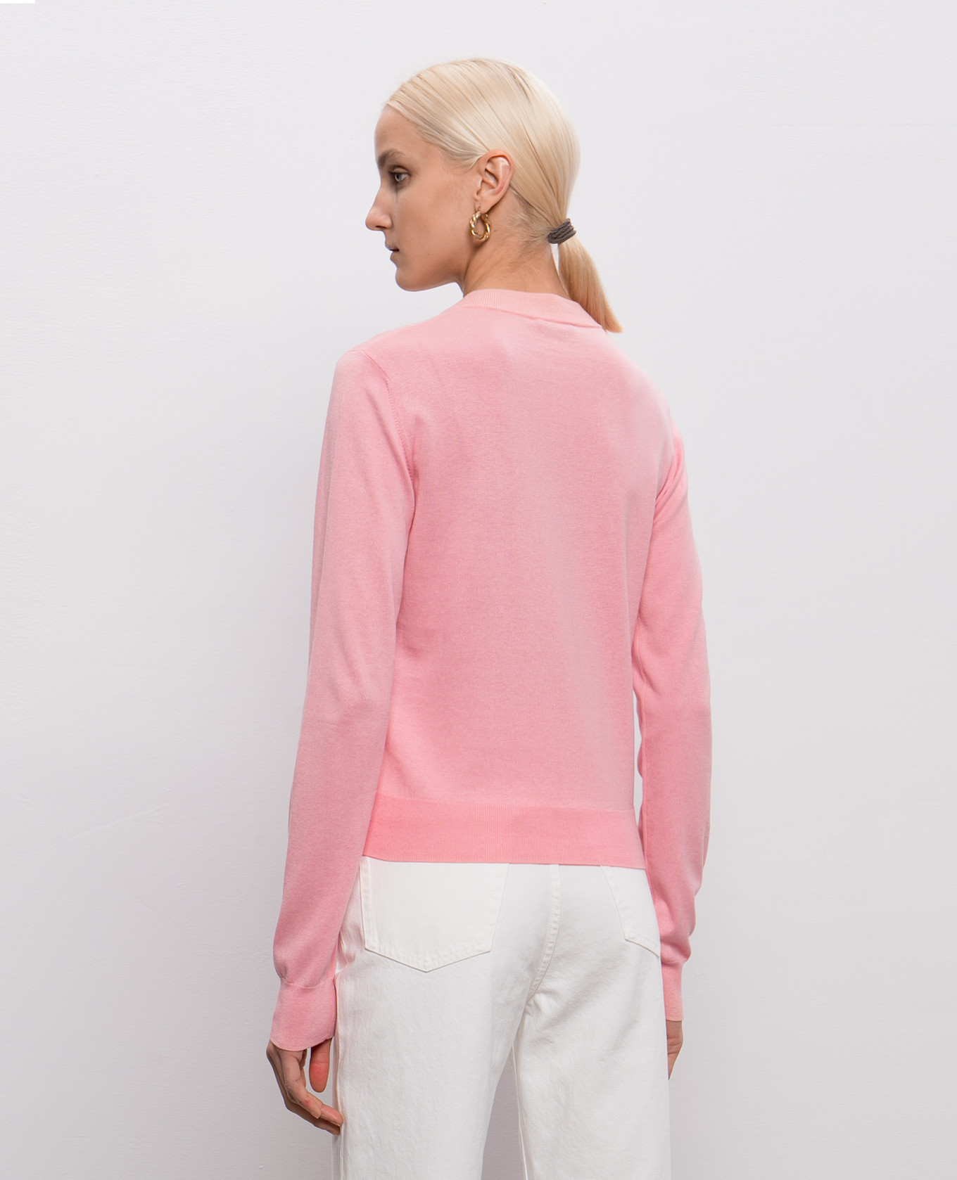 Pink cardigan with silk Balmain
Pink cardigan with silk Balmain