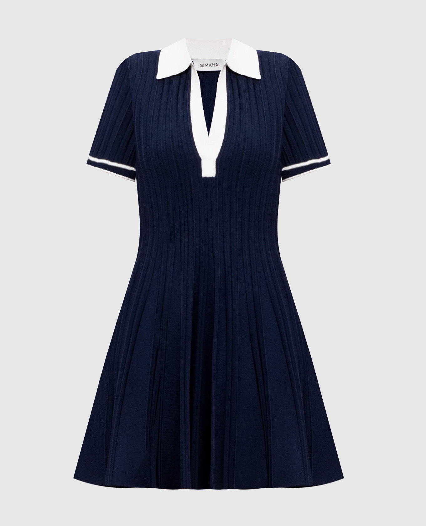 Blue Page polo dress Simkhai
Blue Page polo dress Simkhai