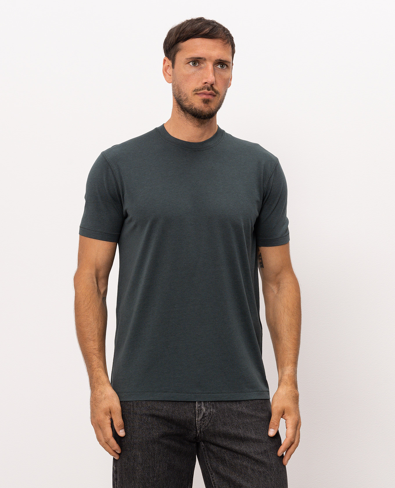 Green T-shirt with monogram embroidery Tom Ford
Green T-shirt with monogram embroidery Tom Ford