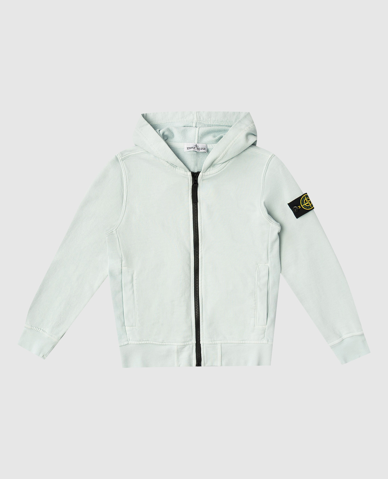 Children's blue sports jacket with logo Stone Island, Light blue
Children's blue sports jacket with logo Stone Island, Light blue