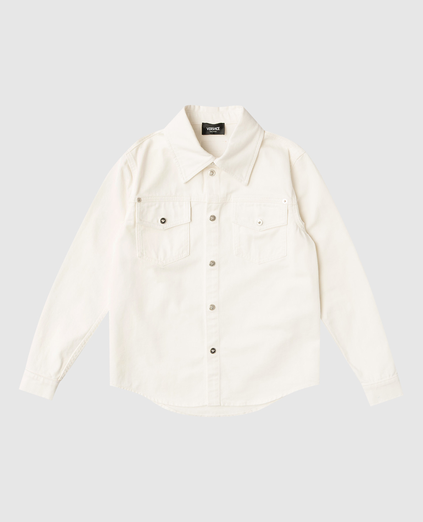Children's white denim shirt Versace
Children's white denim shirt Versace