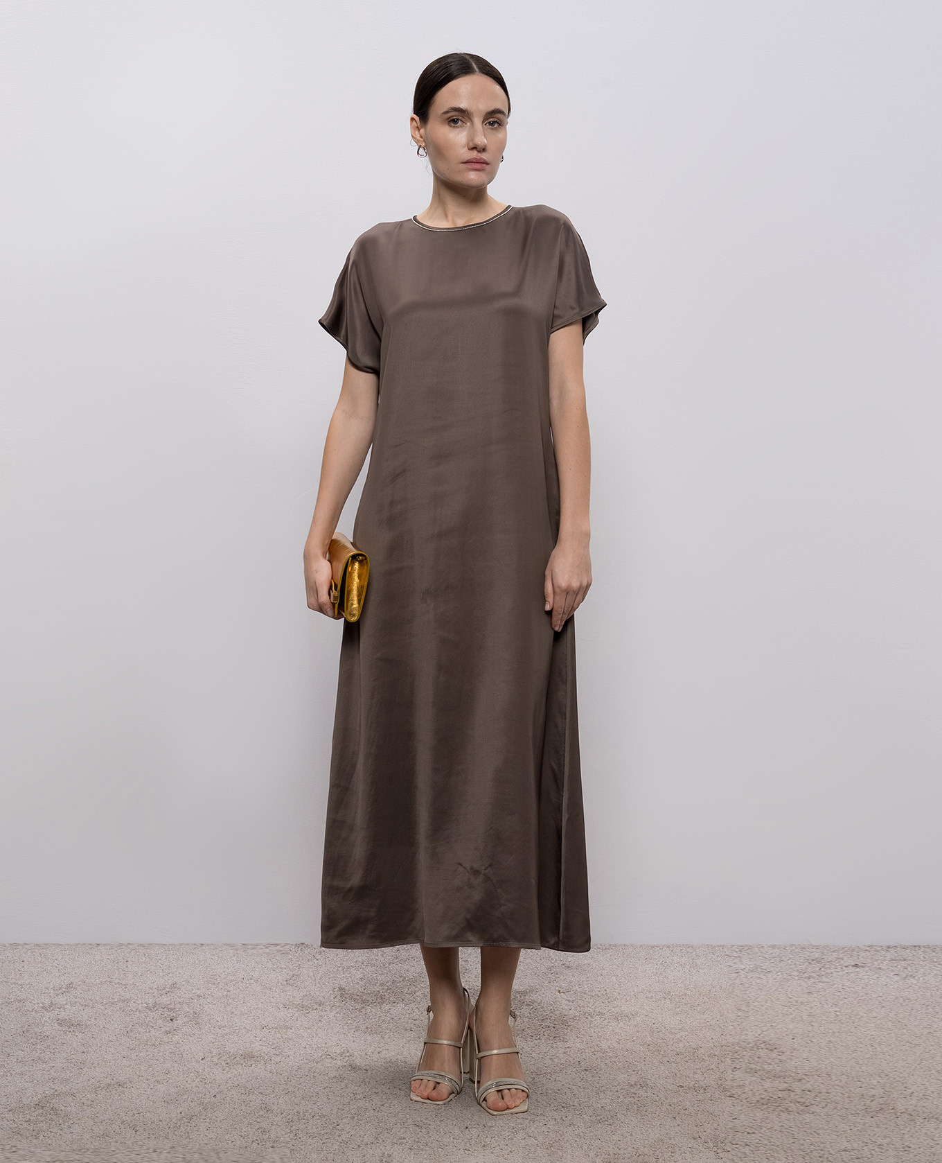 Brown midi dress Peserico
Brown midi dress Peserico