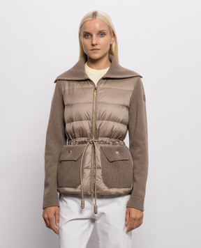 Moncler Brown combination jacket L20939B00017M4281