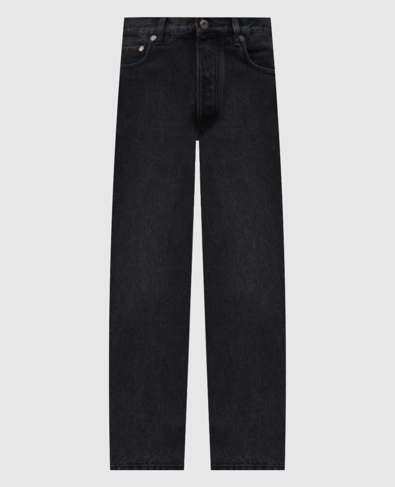 Grey jeans with logo patch Off-White