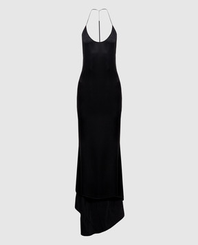 Tom Ford Black silk dress with an open back AB3711FAX1720