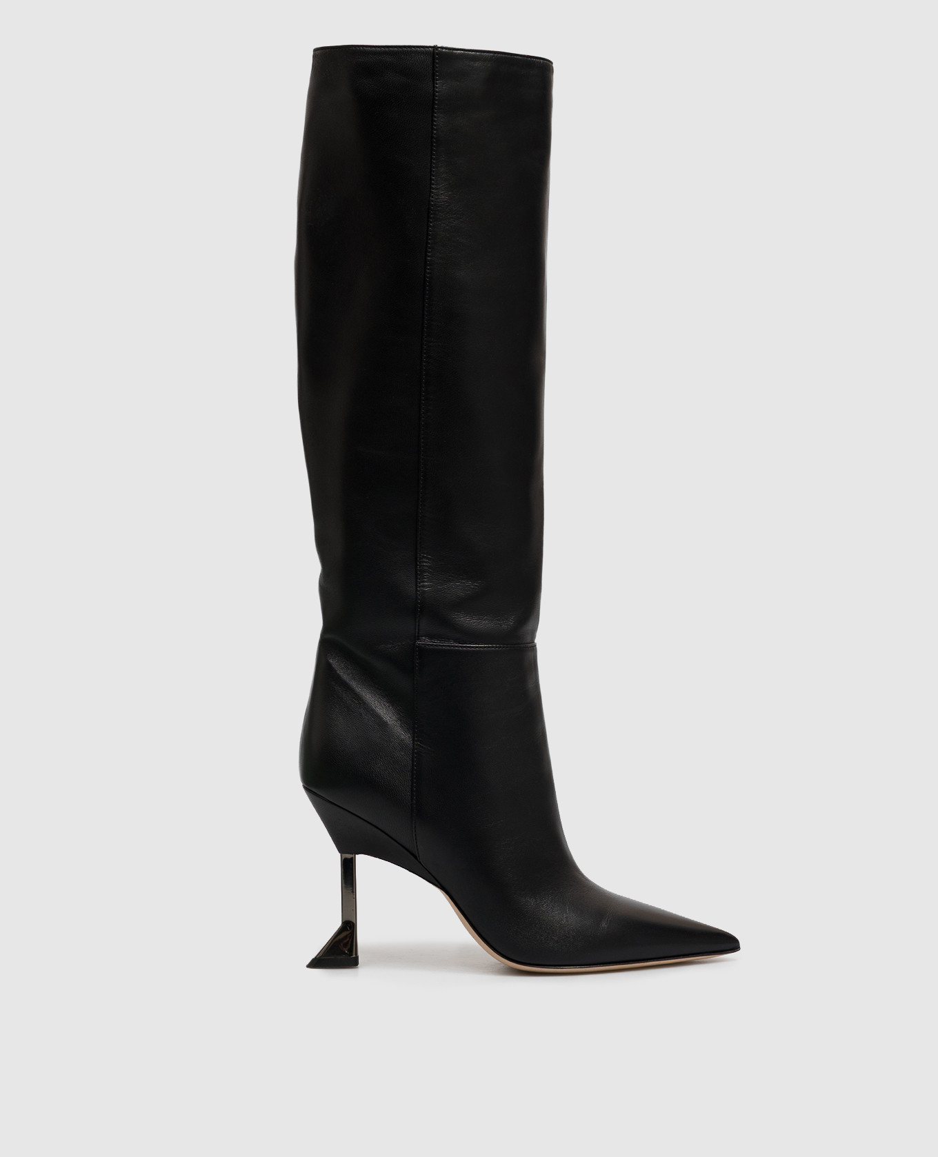 Amber black leather boots Benedetta Boroli