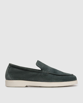 MooRER Saville grey suede loafers SAVILLEP5