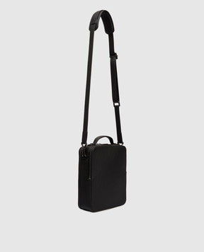 Stefano Ricci Black leather bag with emblem ND218GTUMR