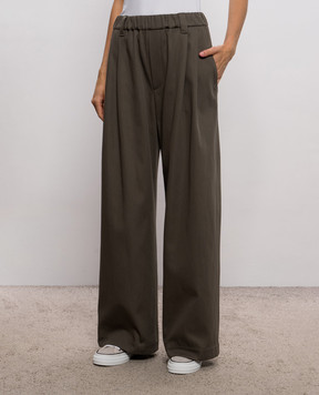 Brunello Cucinelli Khaki pants MB156P9309