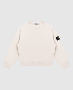 Stone Island Children's beige sweatshirt with logo L1S166100015S004068
