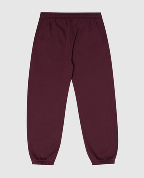 Sporty & Rich Children's burgundy insulated joggers Syracuse PA03775325RE02
