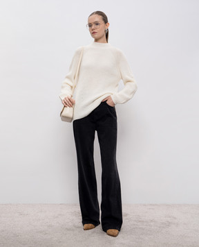 Twinset Black jeans with logo patch 252TT2210