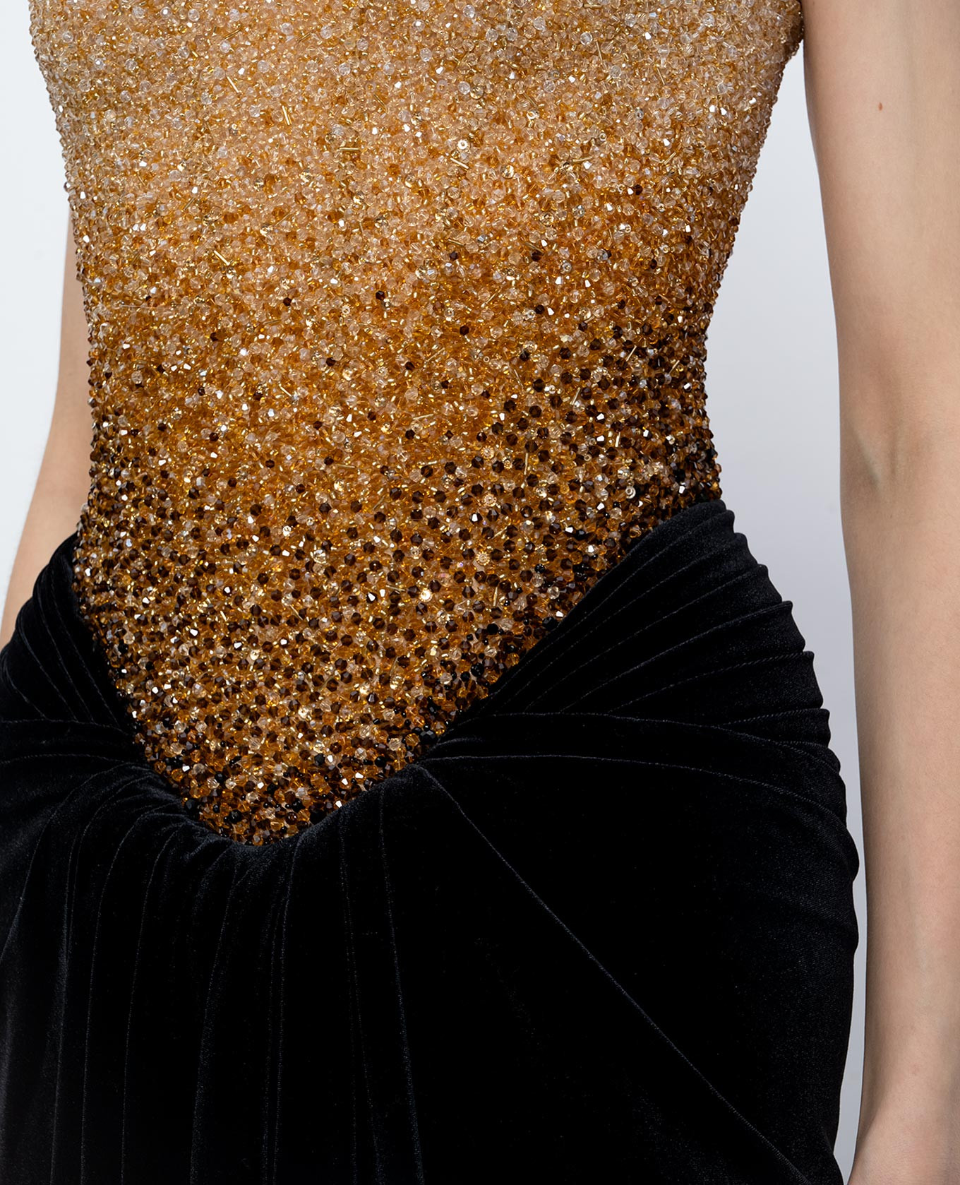 Black dress with corset top Montsand 4