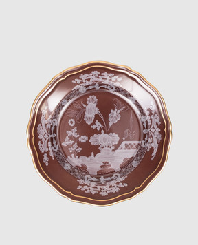 Ginori 1735 Brown porcelain bread plate 003RG00FPT110010170