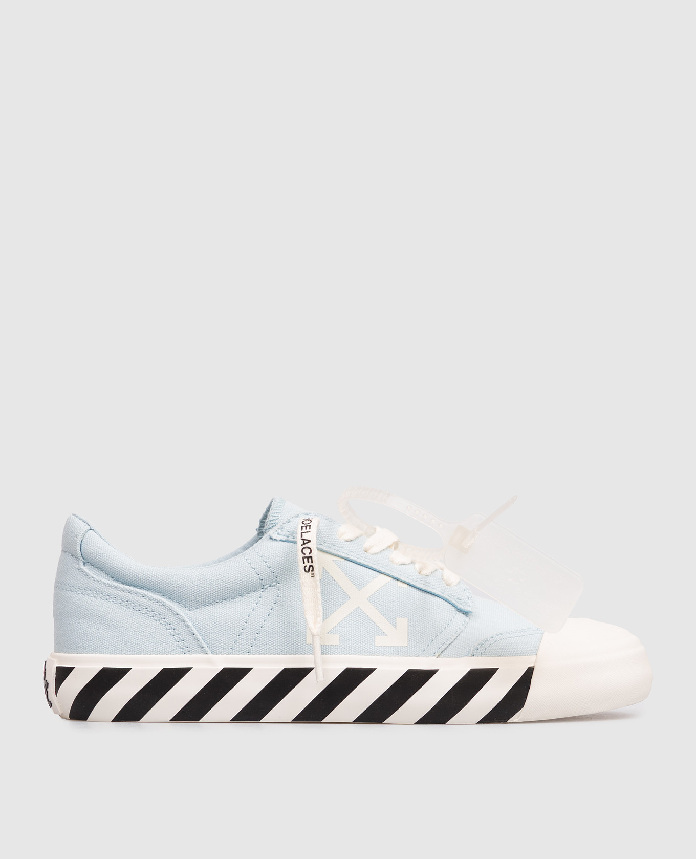 

Blue Vulcanized Undercut Sneakers Off-White, Light blue