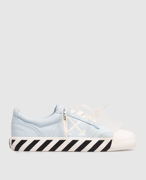 Off-White Blue Vulcanized Undercut Sneakers OWIA28QS26FAB001