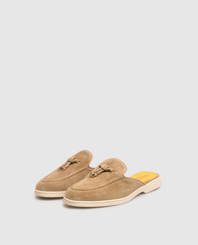 Doucal's Brown suede mules DD8894JOANUF229