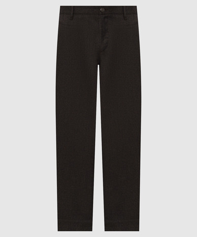 Dark brown wool pants