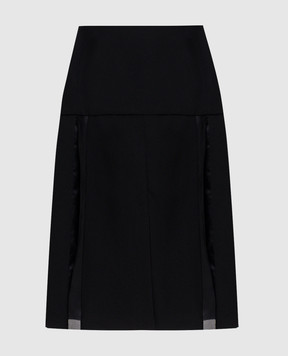 Jil Sander Black wool skirt J02MA0382J40356