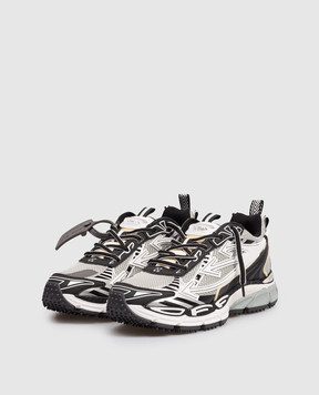 Off-White Be Right Back grey logo combo sneakers OWIA289C99FAB001