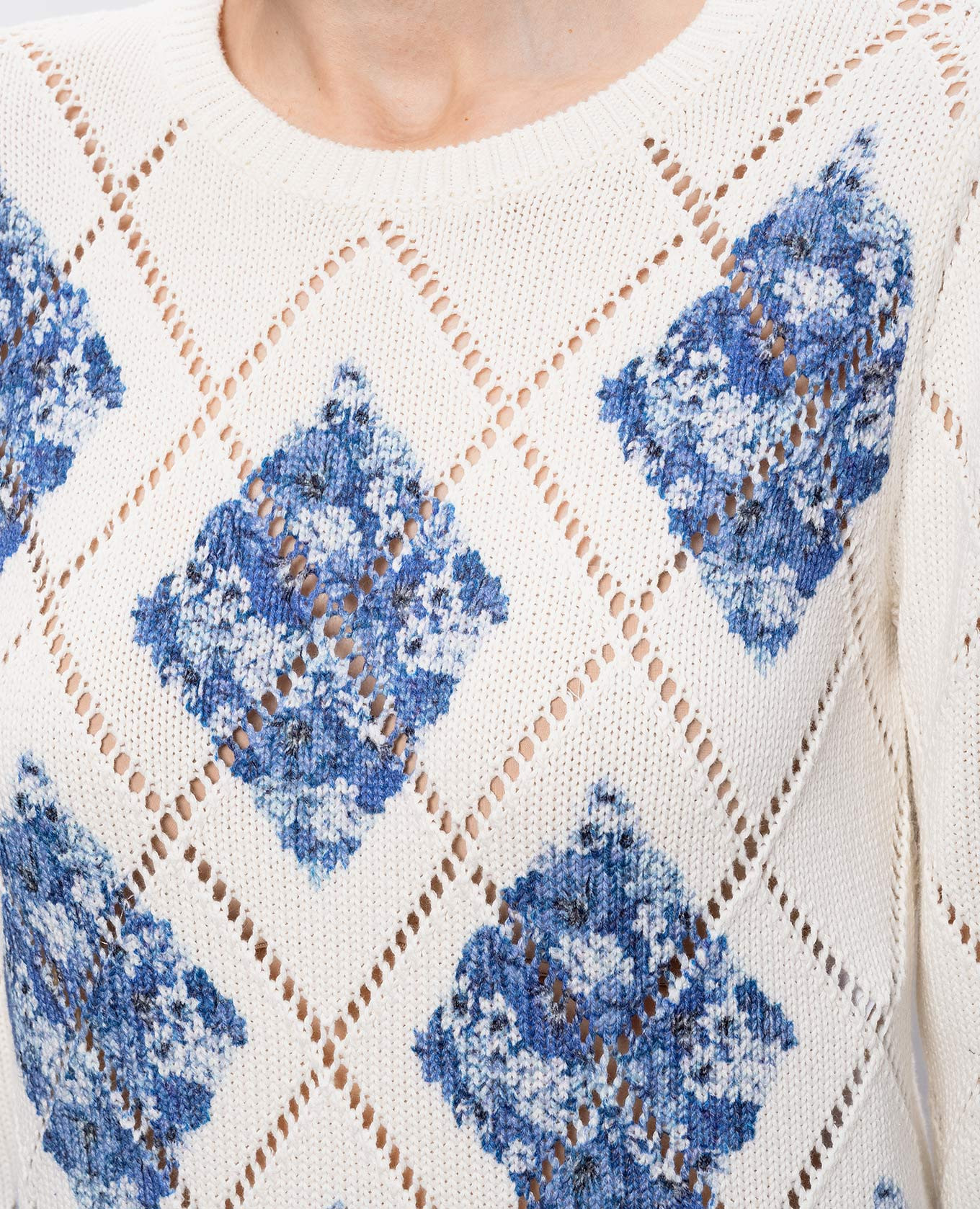 

White patterned jumper Twinset