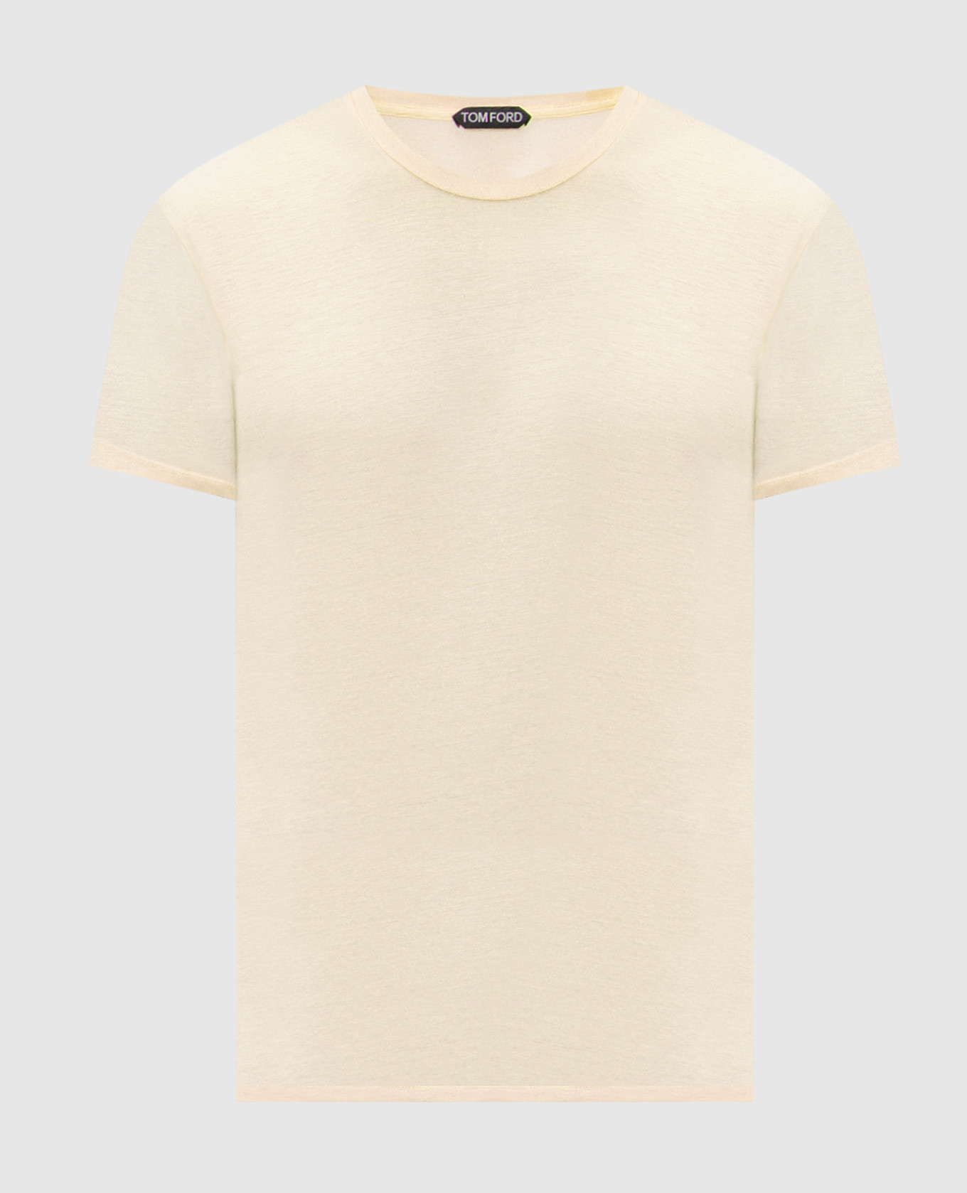 

Yellow silk t-shirt Tom Ford