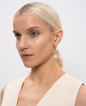 Twinset Gold bow earrings 261TA4431
