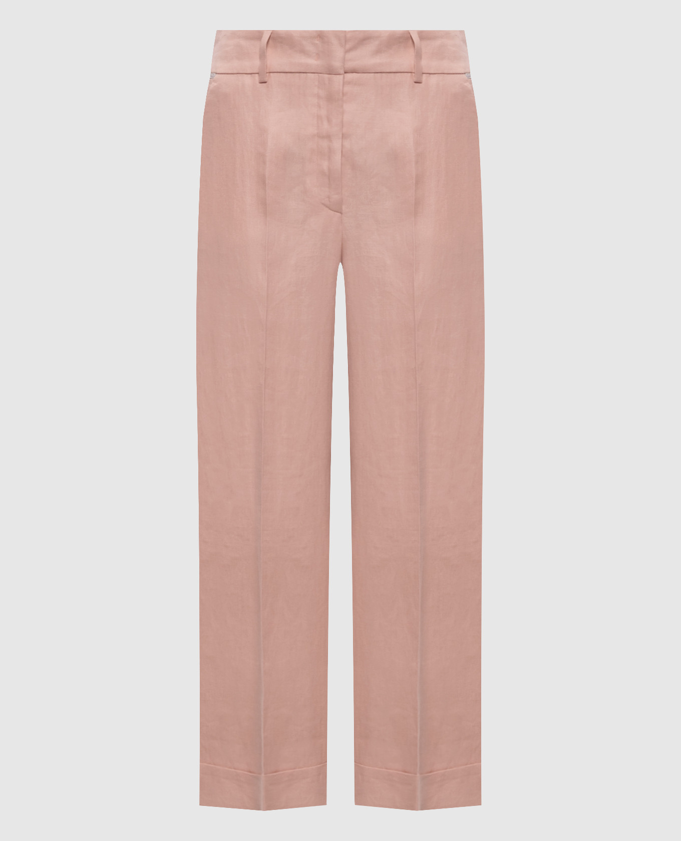 

Pink linen pants Peserico