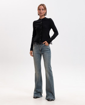 Alexander McQueen Blue flared jeans A005FSQMAC4