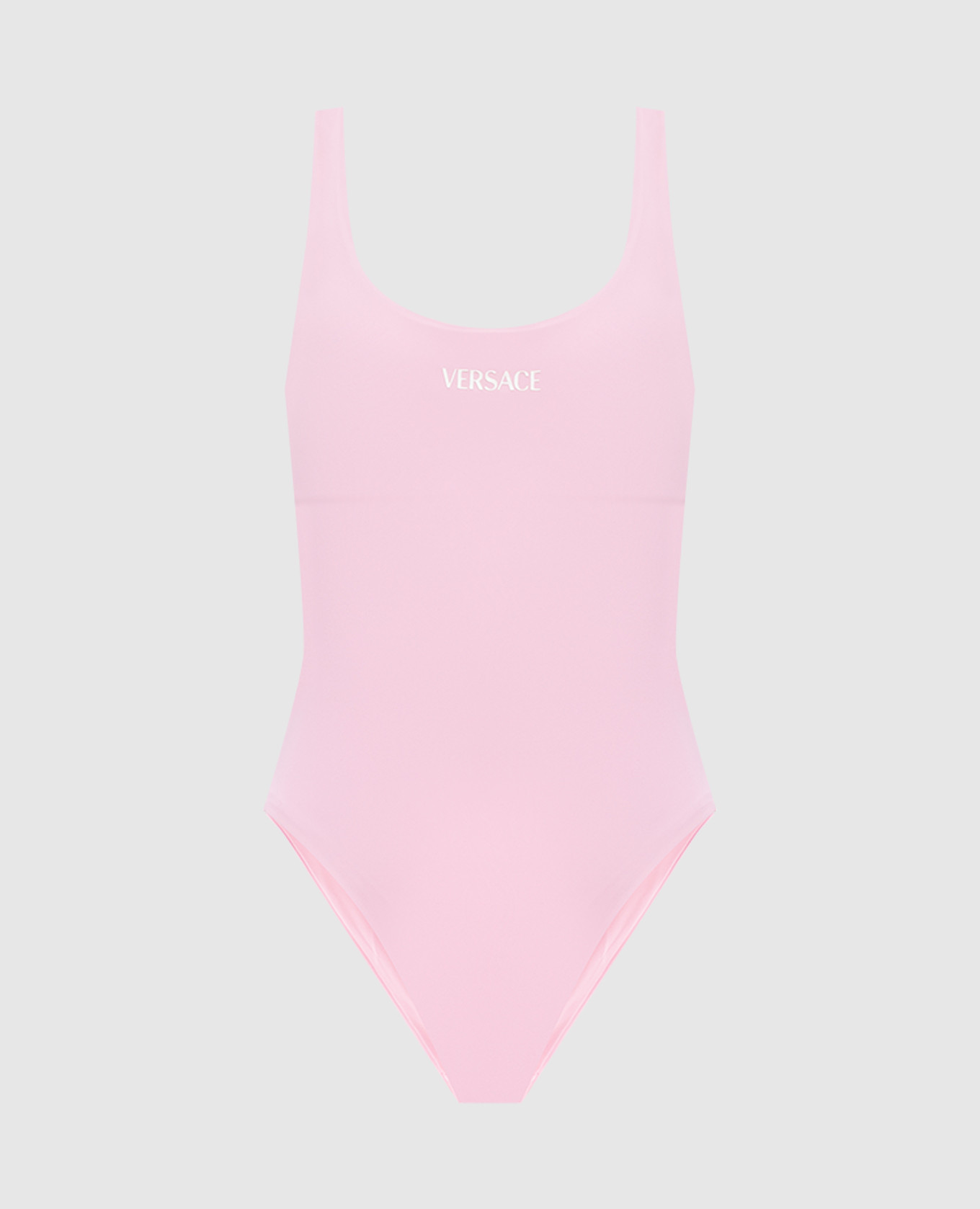 Pink swimsuit with logo