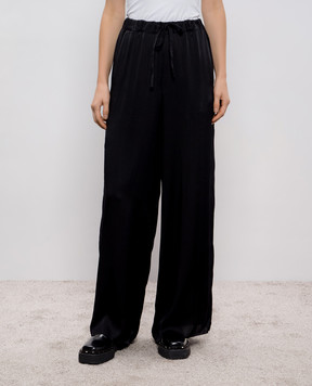 Masnada Black silk pants 7999