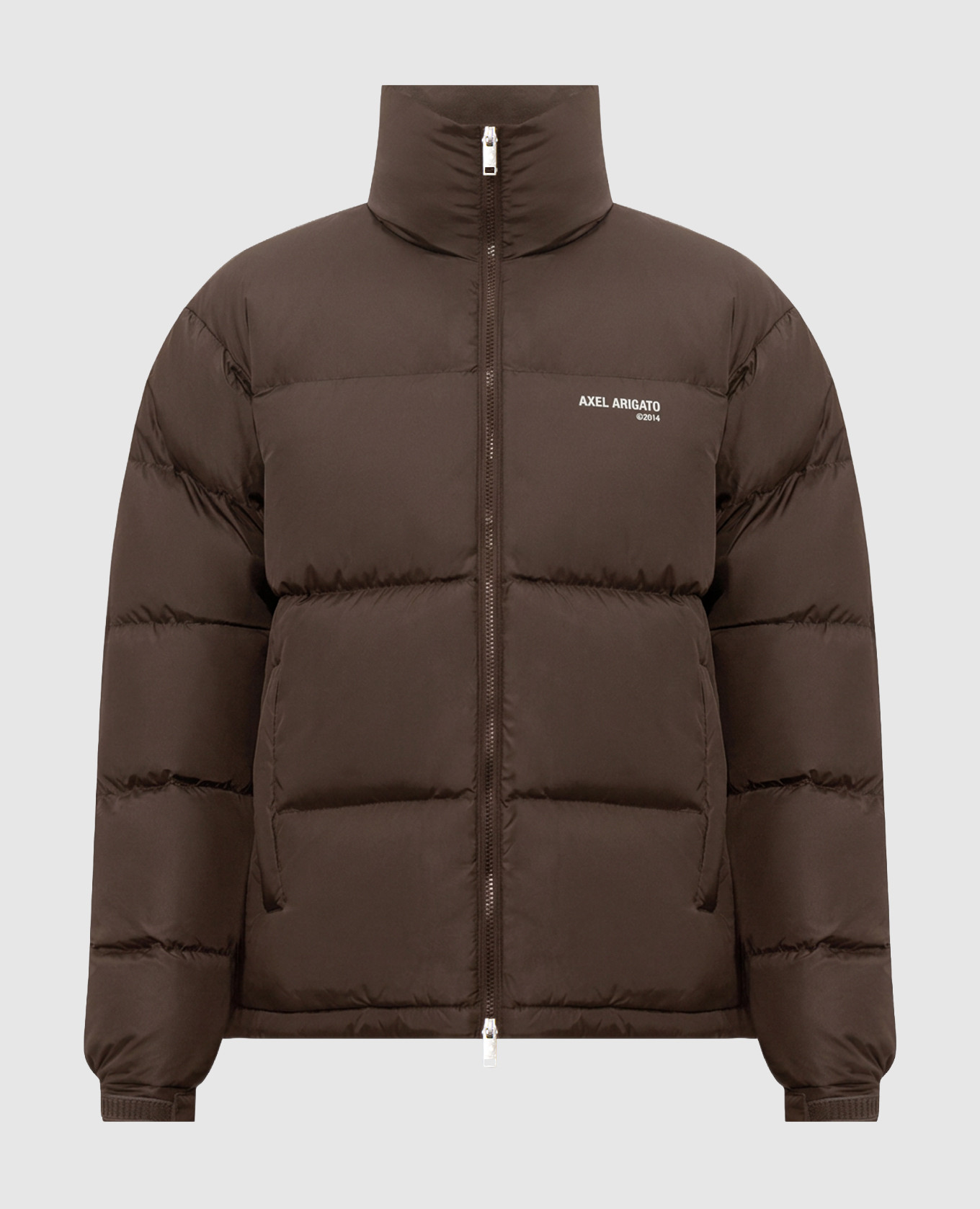 Brown Observer down jacket Axel Arigato