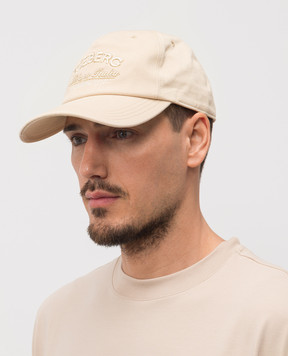 Iceberg Beige cap with textured logo embroidery 71026967