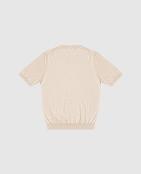 Brunello Cucinelli Children's beige T-shirt with print B29M84800C
