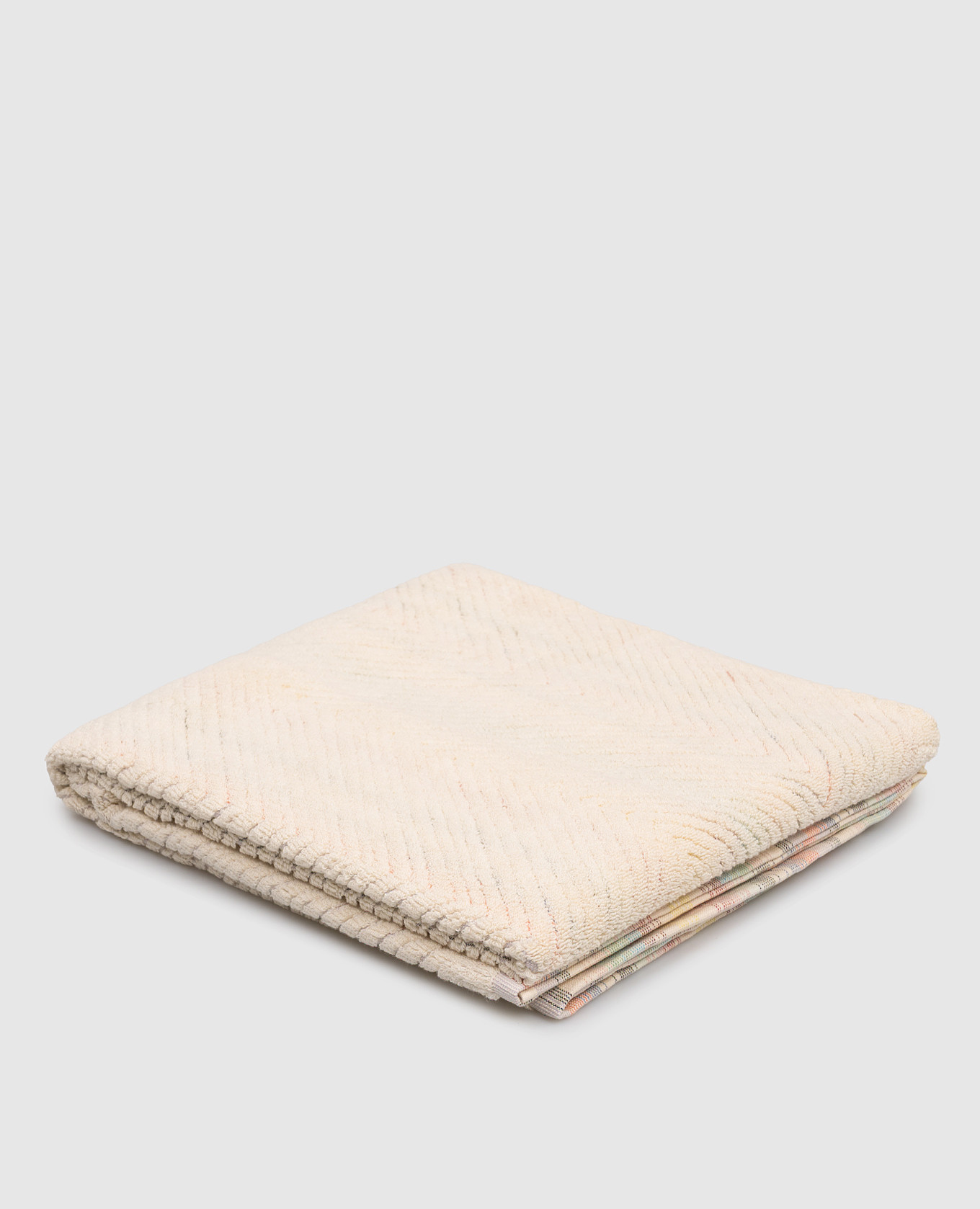 

Beige terry towel Harmony with pattern Missoni Home