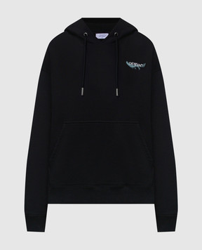 Off-White Black hoodie with Moon emblem 44MBB085S26F00E