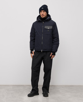 Moncler Nohedes blue down jacket K20911A00140549MF