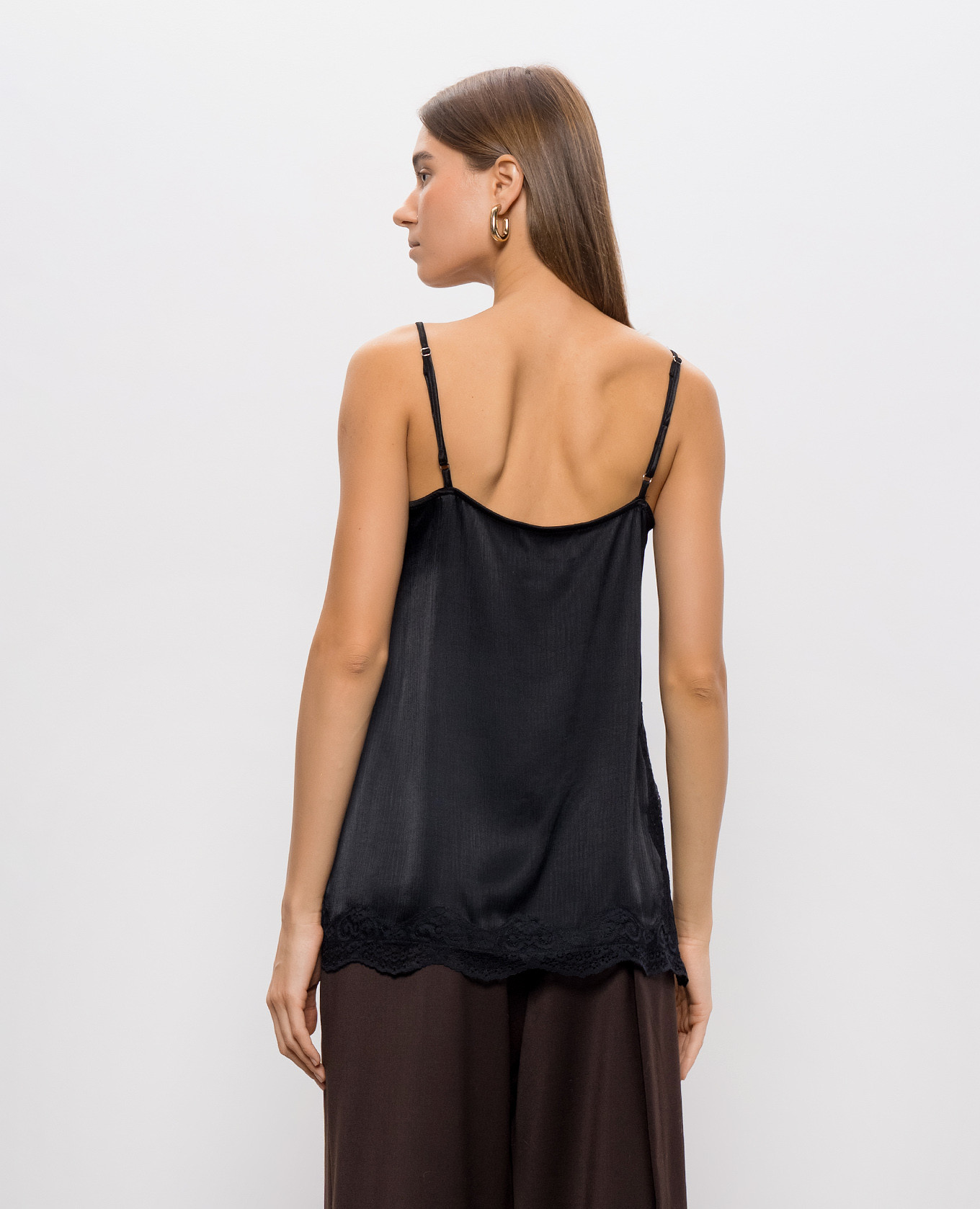 Black top with lace Solotre 4
