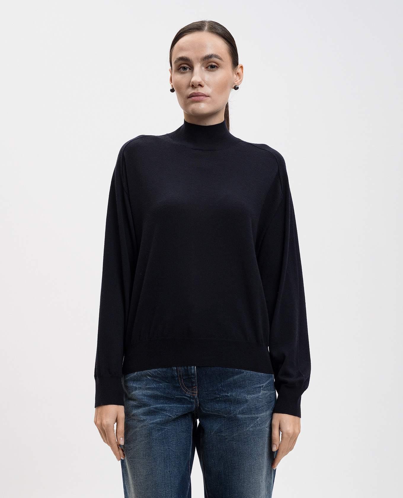 

Blue wool golf Peserico