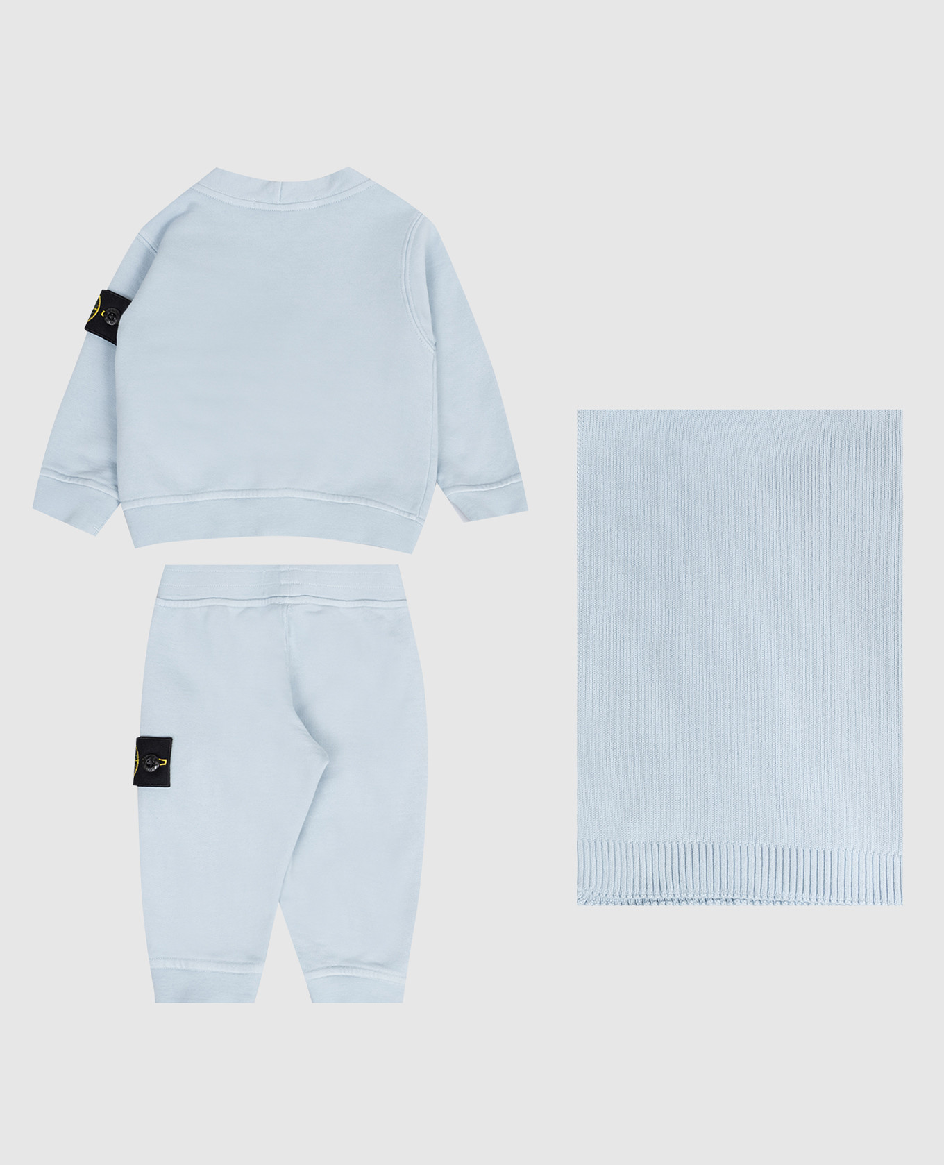 

Baby blue set of cardigan, pants and blanket Stone Island, Light blue