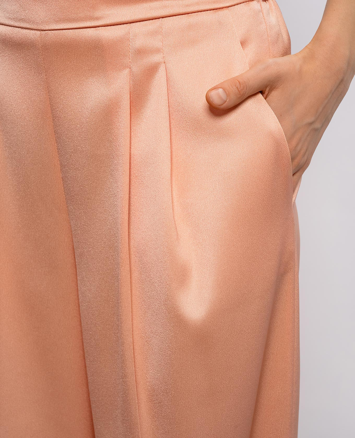 Pink straight-leg pants Twinset 5
