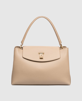 Bally Beige leather bag Lock Me WAH028VT710