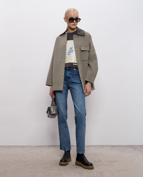 Max & Co Green cropped wool coat MCOHACK