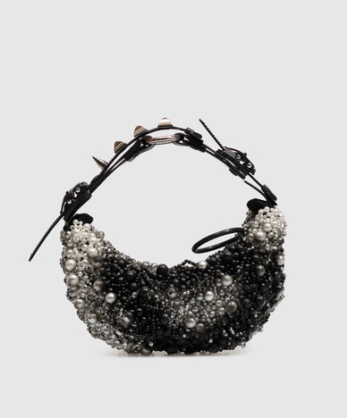 Object HM0 beaded hobo bag